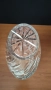 Тежка и голяма овална ваза ръчно рязан кристал, снимка 9