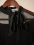Нова черна рокля с дълъг ръкав S-M размер, снимка 3