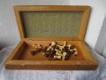 Голяма Луксозна дървена кутия за игра на шах с дърворезба, снимка 14
