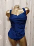 XL/2XL Тъмно син цял бански , снимка 1