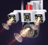 Безжична 4G WiFi камера за наблюдение с триекранен монитор,водоустойчива, снимка 4
