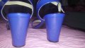 Кралско сини сандали на ток Мегияс, снимка 2