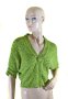 Betty Jackson дамска жилетка зелена лен и памук, снимка 3