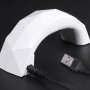 компактна 9W LED Лед ув лампа печка за нокти лак за маникюр с таймер, снимка 2