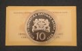 Сребърна монета 10 лева 2008 100 години независимост на България, снимка 3