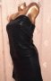 ASOS S Черна рокля с черни пайети , снимка 3