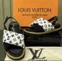 Louis Vuitton бели сандали, снимка 1