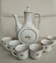 Порцеланов сервиз за ракия - бърдуче с чашки, снимка 2