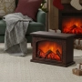 Декоративна LED камина с изкуствен пламък и звук, снимка 3