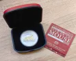Сребро 1 oz Годината на Мишката 2008 Лунар Австралия  с позлата, снимка 2