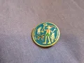 Буратино златния ключ значка емайл от соца, снимка 3