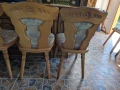 ✨Комплект от 5 масивни дървени столове (дърворезба)✨, снимка 11