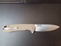 Нож Trivisa със стомана 14C28N, микарта и керамични лагери, снимка 9