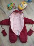 Ескимос, скафандър за бебе момиче бордо, с ръкавички, снимка 7