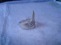 КРАСИВ ВИНТИДЖ СРЕБЪРЕН АРТ ПРЪСТЕН СРЕБРО 925 РЪЧНА МАЙСТОРСКА ИЗРАБОТКА 27330, снимка 12