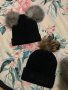 Дамски шапки с естествен косъм/пух, снимка 1 - Шапки - 43958565
