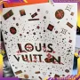 Бутикова подаръчна торба Louis Vuitton LV Christmas Holidays 2023 - 2024 Shopping Bag празнична, снимка 17
