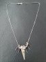 Интересно сребърно колие 40 см., снимка 2
