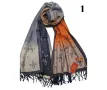 Елегантен дамски шал с изтънчен дизайн и стилни цветови комбинации, снимка 2