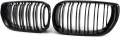 Решетки Бъбреци за БМВ BMW 3 серия E46 2001-2006 Черен Гланц Двойни, снимка 2