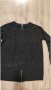 РАЗПРОДАЖБА Черна блузка с цип на гърба , снимка 1 - Блузи с дълъг ръкав и пуловери - 38925408