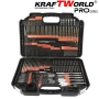 Комплект битове и свредла kraftworld – 246 части в куфар | HSS + дърво + зидария, снимка 1
