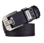 Мъжки колан от плат с метална сплав – дизайнерски, здрав и стилен, снимка 1