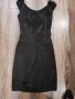 Официална черна рокля с изрязан гръб С размер, снимка 1 - Рокли - 26667171