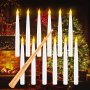 Безпламъчни плаващи свещи с магическа пръчица за дистанционно, 10 бр., снимка 1 - Декорация за дома - 43338225
