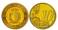 Колекционерска монета от 10 цента Малта 2008, снимка 1