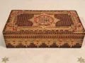 Стара дървена кутия за бижута от соца 21/6, снимка 1