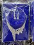 Луксозен комплект с кристали колие с обеци #25523-12, снимка 1 - Бижутерийни комплекти - 40836036