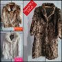 Дамски палта с естествен косъм размер М-Л , снимка 1