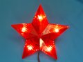 СССР стара руска светеща Коледна звезда за елха USSR, снимка 6