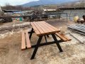 Пикник маса с пейки, снимка 1 - Градински мебели, декорация  - 43625042