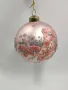 Ръчно изработена стъклена коледна топка Christmas , снимка 1
