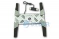 USB сгъваем охладител за лаптоп с два вентилатора, снимка 11