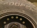 Железни джанти R16" със зимни гуми Cooper 215/70 R16, снимка 1 - Гуми и джанти - 42976483