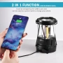 Соларна къмпинг лампа ELUTENG 2в1 с Power Bank 3000 mAh, снимка 3