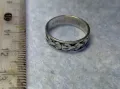 СТАР СТИЛНО РЕТРО АРТ РЪЧНО ОРНАМЕНТИРАН СРЕБЪРЕН ПРЪСТЕН Тип ХАЛКА СРЕБРО ВИСОКА ПРОБА 49725, снимка 9