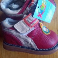 Бебешки кожени обувки български, снимка 4 - Бебешки обувки - 32663952