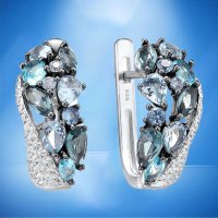 Дамски бижутериен комплект - пръстен и обеци, снимка 2 - Бижутерийни комплекти - 39052560
