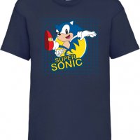 Детска тениска Sonic Super sonic 005,Соник,Игра,Изненада,Подарък,Празник,Повод, снимка 2 - Детски тениски и потници - 37434852
