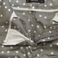 Дамски панталон в сив цвят ня точки ZARA размер М, нов, снимка 7 - Панталони - 32504315