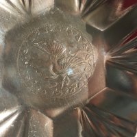 Метални чинийки и метална бонбониера, руски, снимка 3 - Чинии - 32364094