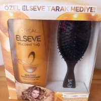 Подаръчен комплект шампоан Elseve + четка за коса, снимка 2 - Продукти за коса - 40625154