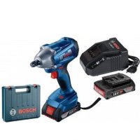 Акумулаторен ударен гайковерт Bosch GDS 250-LI Professional/18 V, ABR технология, 2х3 Ah батерии, за, снимка 1 - Други инструменти - 32489627