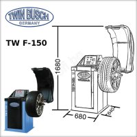 Баланс машина TWIN BUSCH за гуми до 24″. ЛИЗИНГ, снимка 4 - Други машини и части - 44005148