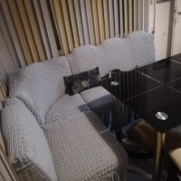 Калъф за кухненски ъглов диван без подлакътници , снимка 2 - Покривки за легло - 38025850