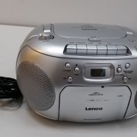 CD player с радио, касета Lenco SCD-42, снимка 2 - MP3 и MP4 плеъри - 26401424